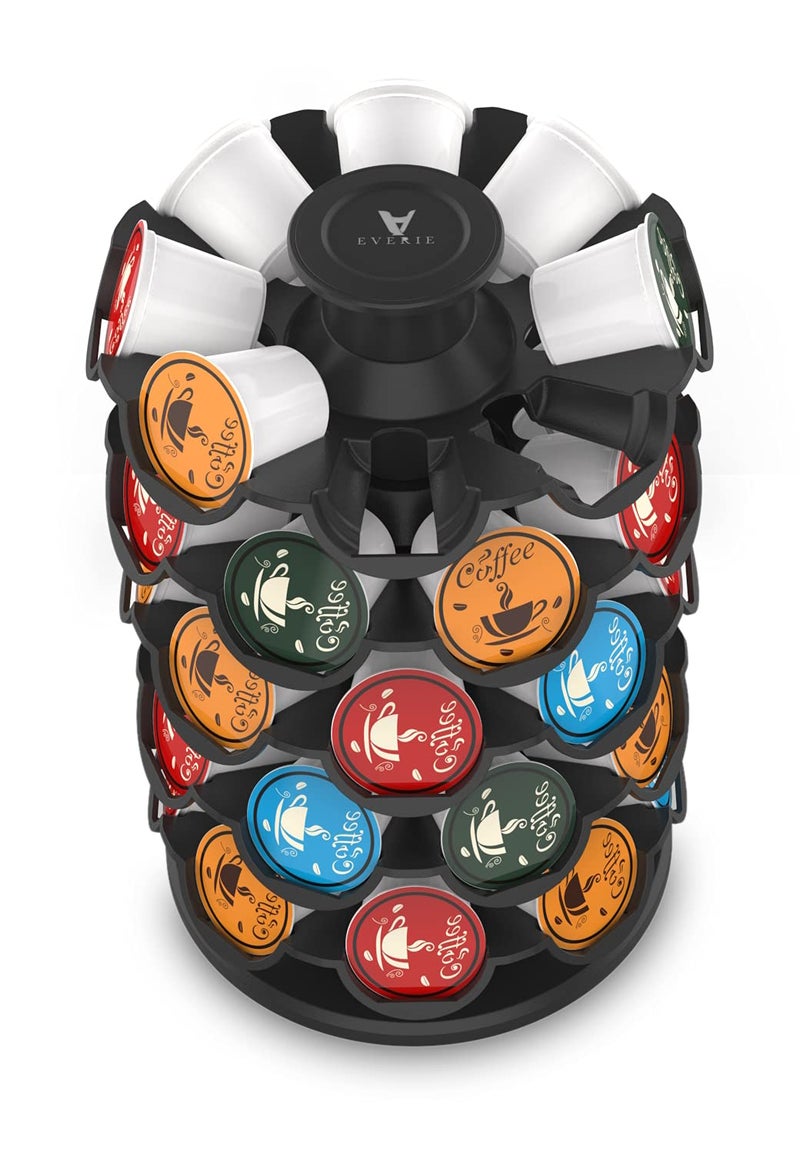 EVERIE Coffee Pod Storage Carousel Holder Organizer Compatible with 40 Keurig K-Cup Pods - Image 1
